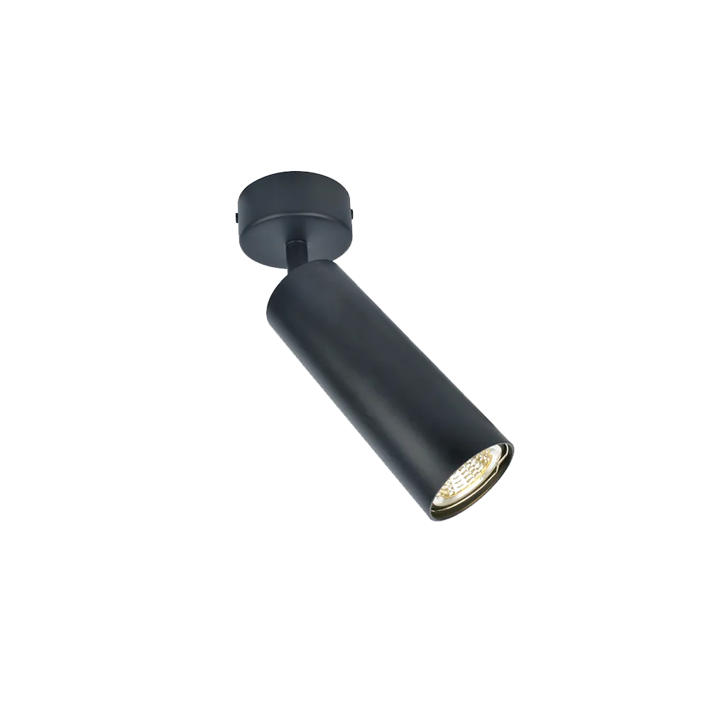 GREEN TECH Surface Mounted Spotlight Green Tech, black color, GU10 socket - B0311-BK