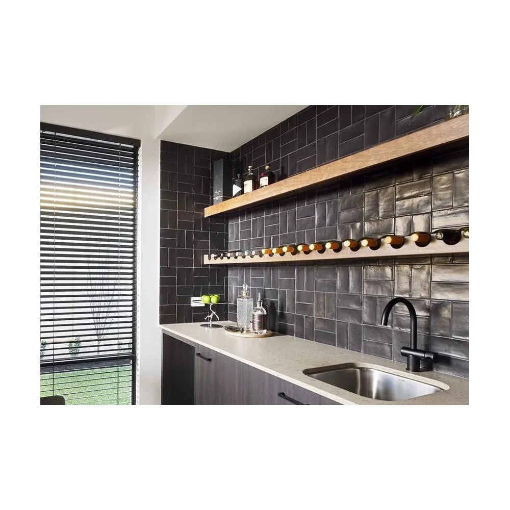 Masia Matte Black 75x150 | Ceramic Tiles | E-shop.si