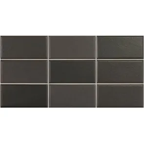 Matelier Volcanic Black 7x15 | Ploščice | E-shop.si