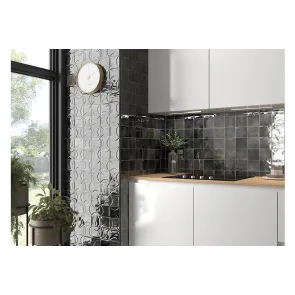 Hanoi Black Ash 10x10 | Ceramic Tiles | E-shop.si