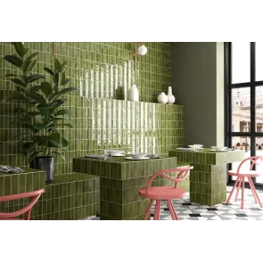 Coco Verd Gloss 5x15 | Ceramic Tiles | E-shop.si
