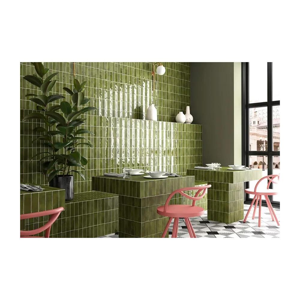 Coco Verd Gloss 5x15 | Ceramic Tiles | E-shop.si