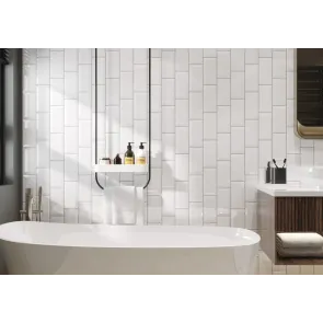 Metrotiles white gloss 10x20 | Tiles | E-shop.si