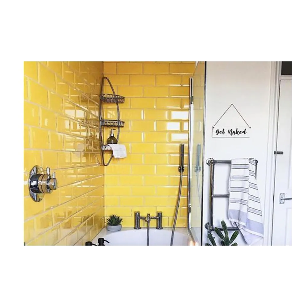 Metrotiles yellow gloss 10x20 | Tiles | E-shop.si