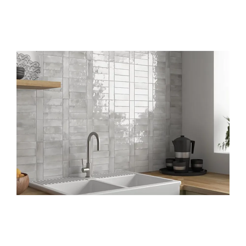 Coco Amber Grey Gloss 5x15 | Ceramic Tiles | E-shop.si