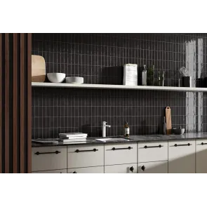 Coco Black Hat Gloss 5x15 | Keramične ploščice | E-shop.si