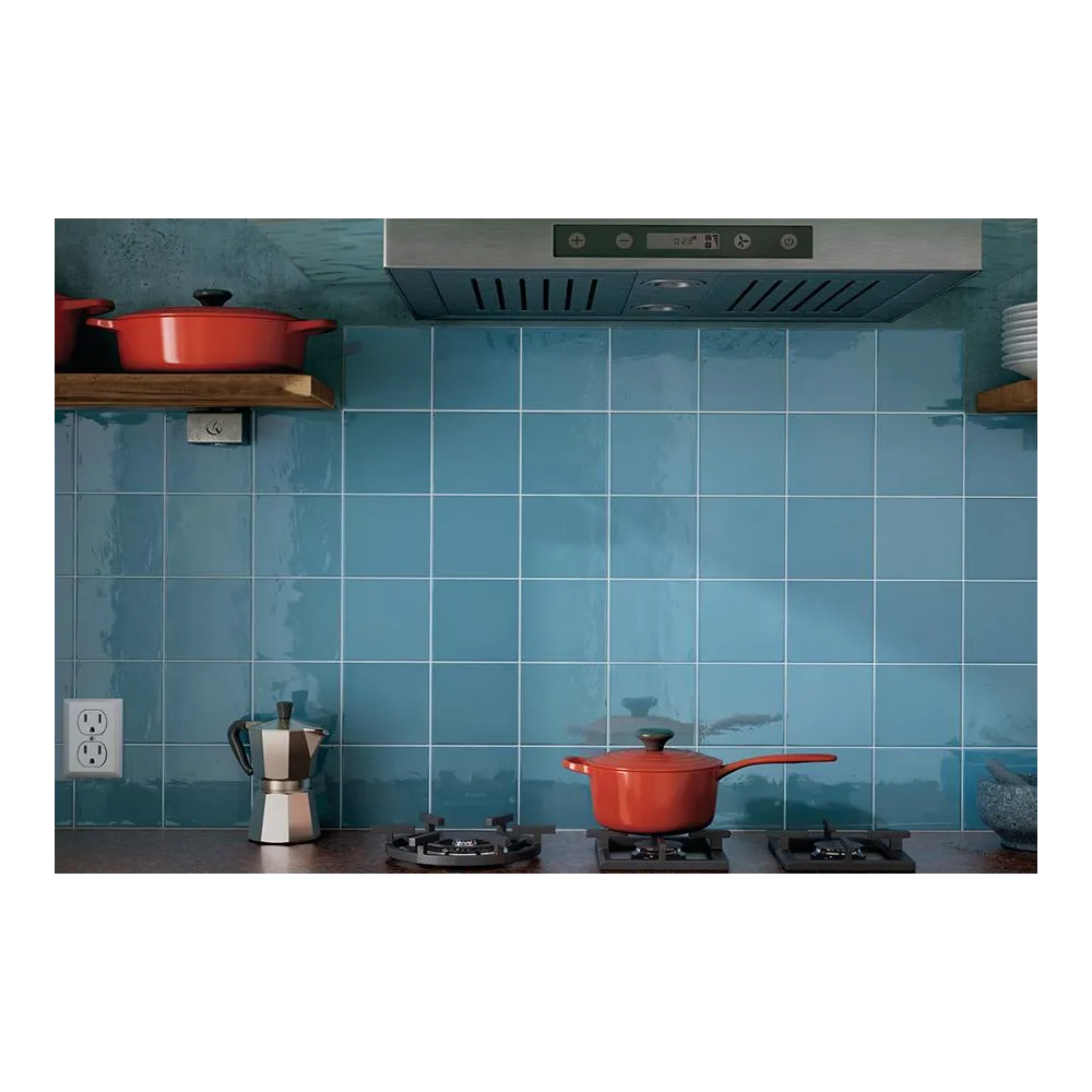 Azure Blue Gloss Tile 13.2x13.2 | Tiles | E-shop.si