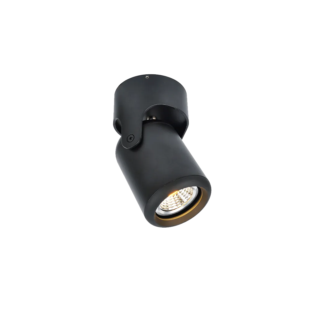 GREEN TECH Surface-mounted Spotlight Green Tech black color, GU10 socket - B033-BK