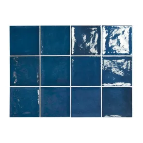 Village Royal Blue Gloss 13.2x13.2 cm | Ploščice | E-shop.si