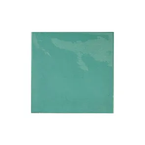 Village Teal Gloss 13.2x13.2 cm | Ceramic Tiles | E-shop.si