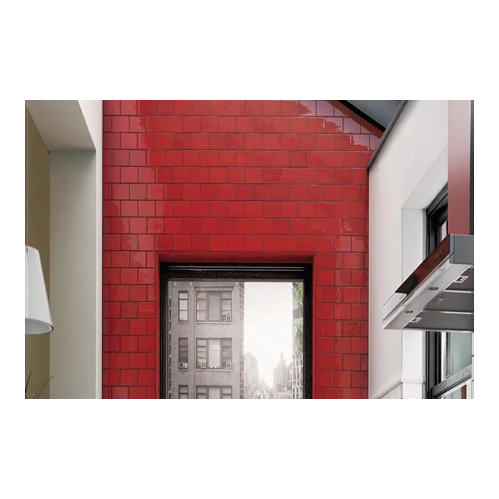 Village Volkanic Red Gloss 13,2x13,2 | Tiles | E-shop.si