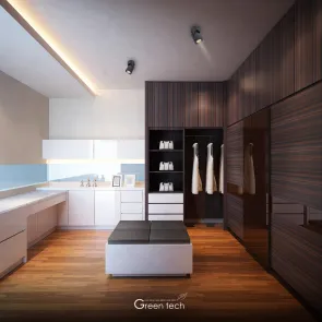 GREEN TECH Surface-mounted Spotlight Green Tech black color, GU10 socket - B033-BK