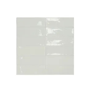 Village White Gloss 6.5x20 | Ceramic Tiles | E-shop.si