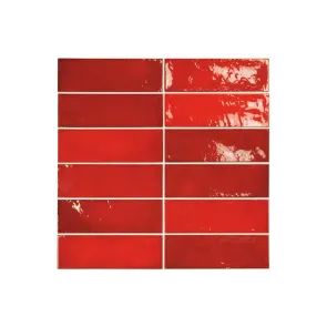 Village Volcanic Red Gloss 6.5x20 cm | Tiles | E-shop.si