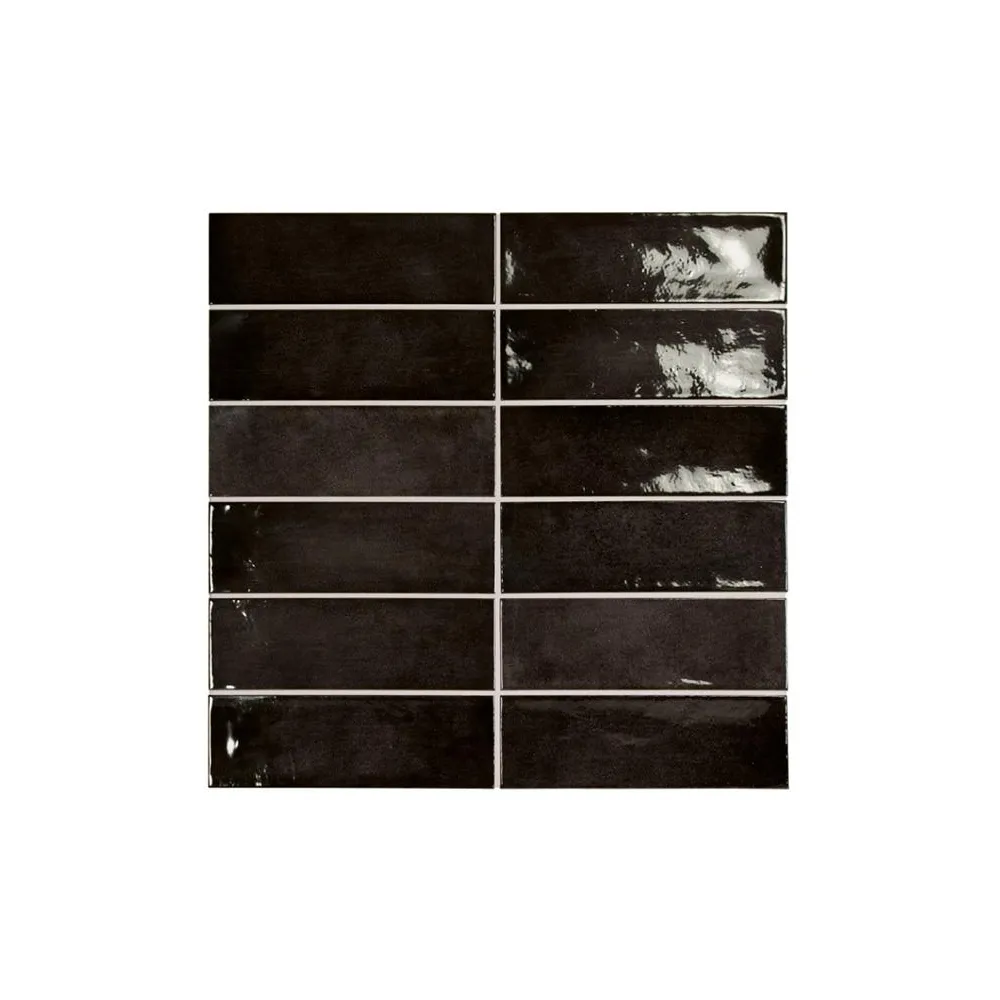 Village Black Gloss 6.5x20 | Ceramic tiles | E-shop.si