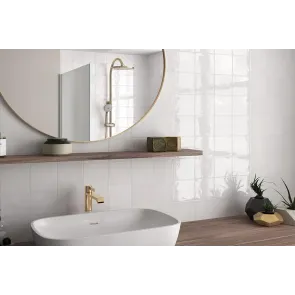 Village White Gloss 13.2x13.2 cm | Tiles | E-shop.si