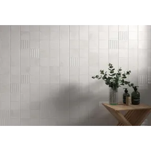 Raku Line White Matte 10x10 | Keramične ploščice | E-shop.si