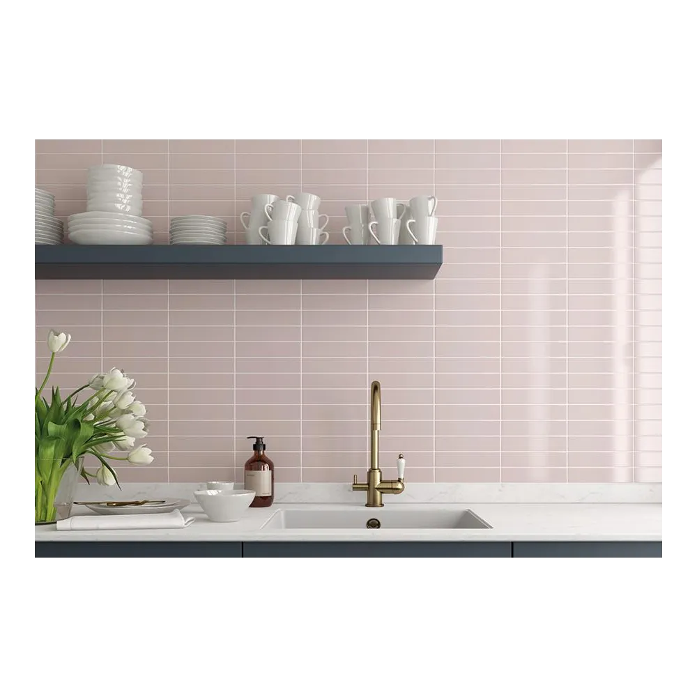 Costa Nova Pink Stony Gloss 5x20 | Tiles | E-shop.si