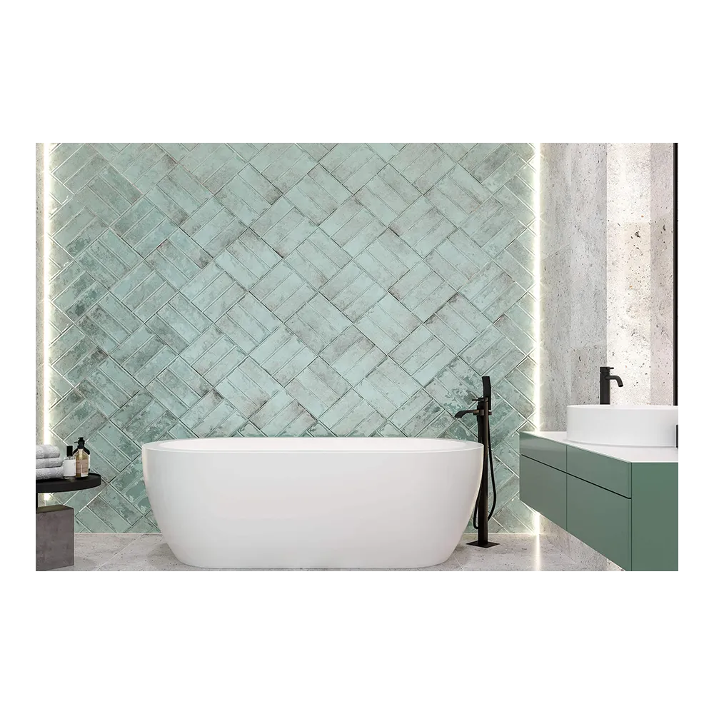 Vintage Mint Tiles 10x30 | Ceramic Tiles | E-shop.si