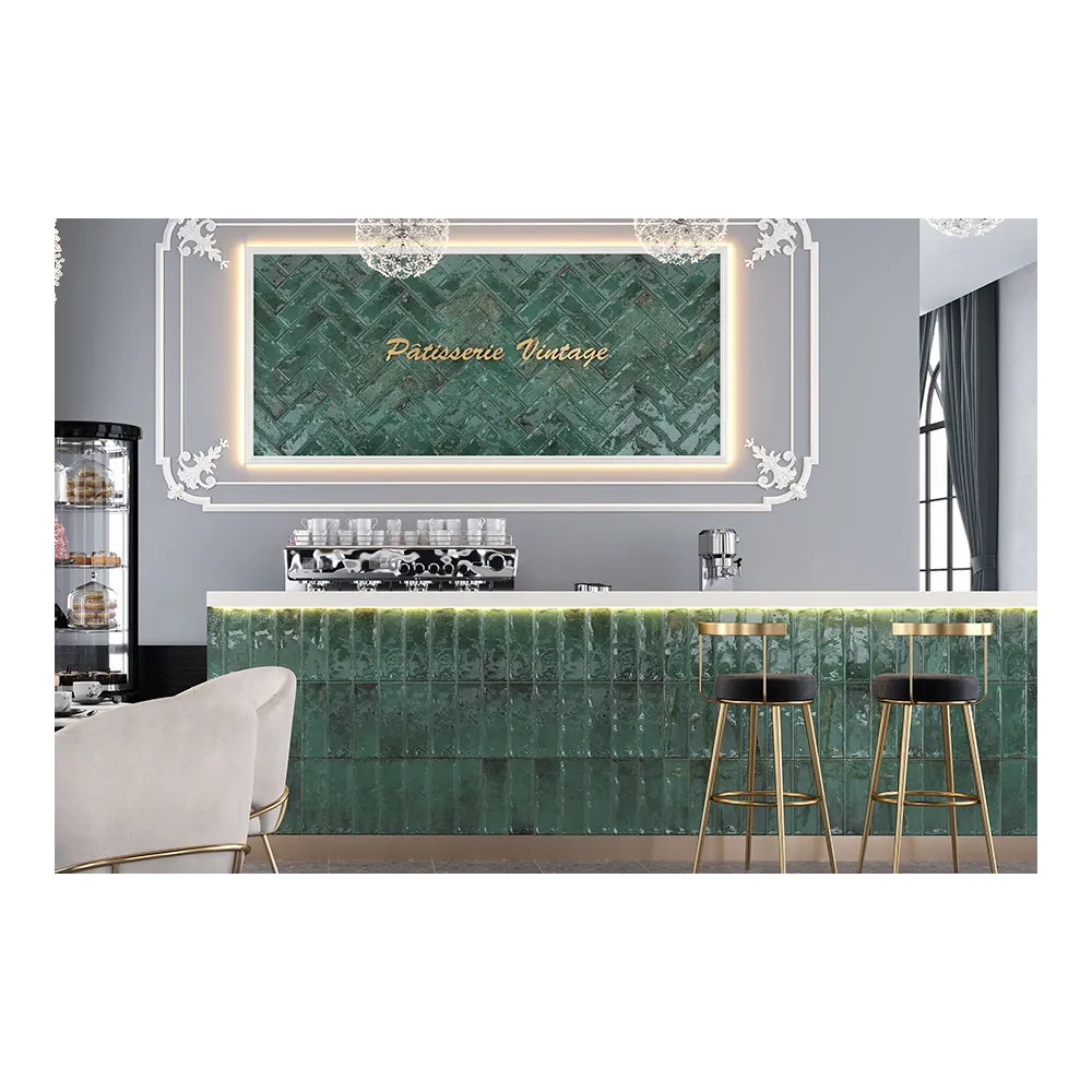 Vintage Green Tiles 10x30 | Tiles | E-shop.si