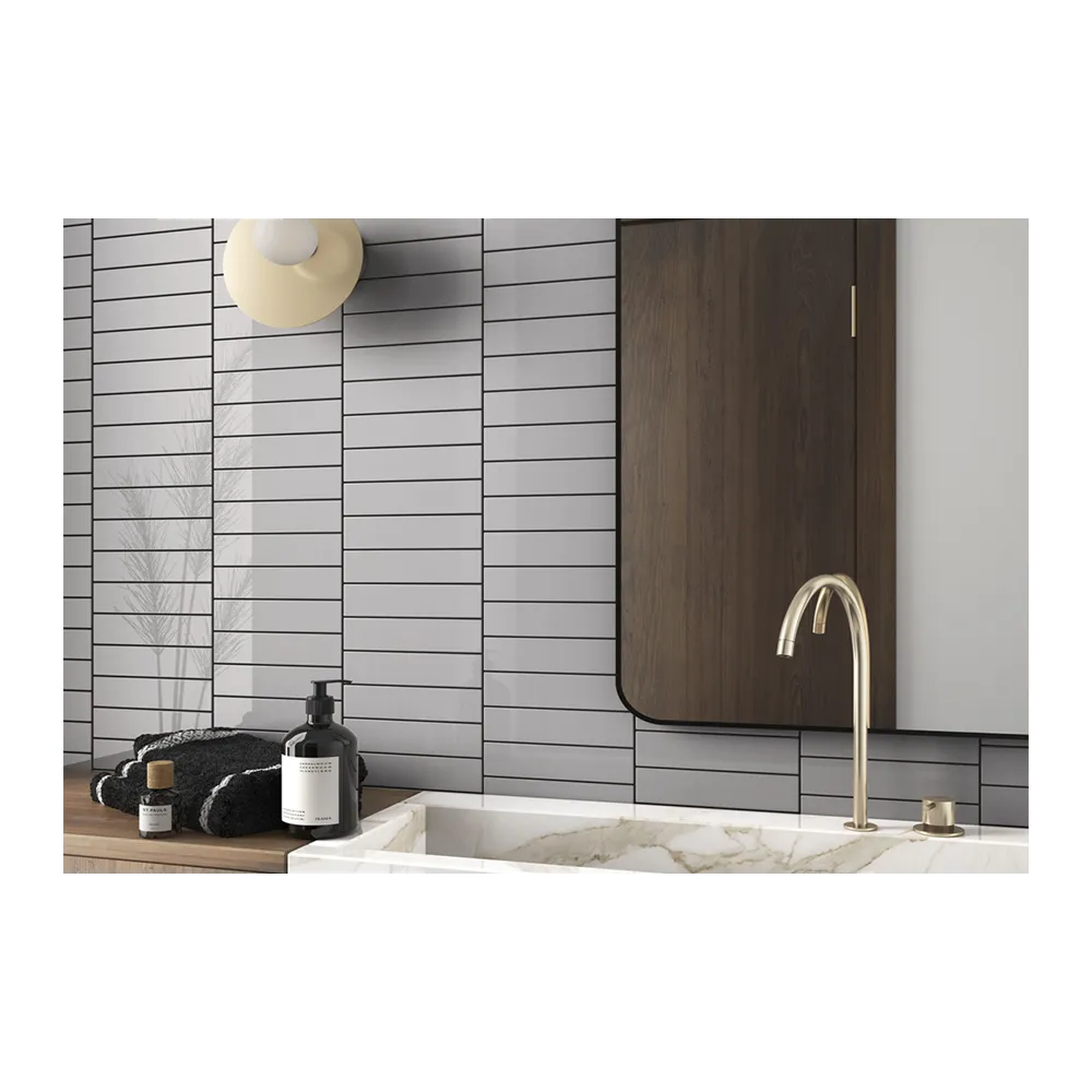 Costa Nova Grey Gloss 5x20 | Ceramic Tiles | E-shop.si