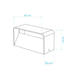 GREEN TECH LED wall lamp Green Tech 6W, 3000K, IP40, white color - B8071-6W-WW