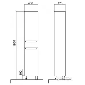 Omega 40 cm Cabinet | Bath Furniture | E-shop.si