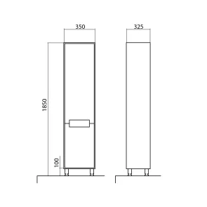 Quadro floor cabinet | Bathroom furniture | E-shop.si