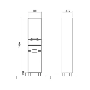 Omara Venice bela | Kopalniško pohištvo | E-shop.si