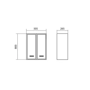 Decor 50 Wall Cabinet | Bathroom Furniture | E-shop.si