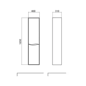Alfa wall-mounted cabinet | Bathroom furniture | E-shop.si