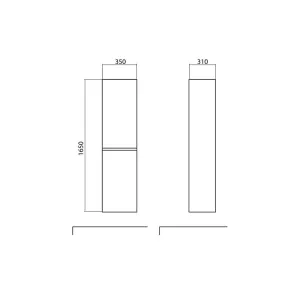 Ran wall cabinet | Bathroom Furniture | E-shop.si