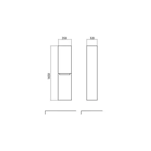 Omega wall cabinet | Bathroom furniture | E-shop.si