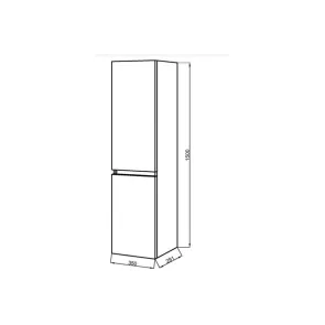 Monako Wall-Mounted Cabinet | Bathroom Furniture | E-shop.si