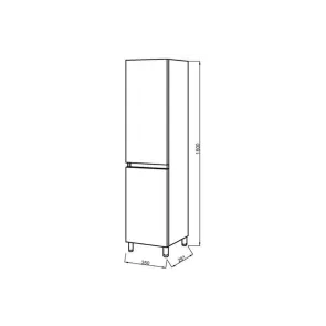 Monako Floor Cabinet | Bathroom Furniture | E-shop.si