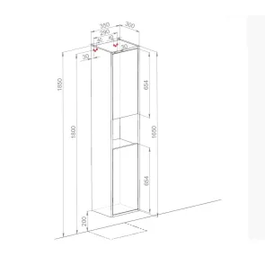 Shelf Nord Wall Cabinet | Wall Cabinets | E-shop.si