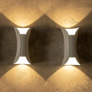 GREEN TECH LED zunanja zidna svetilka Green Tech 10W, 3000K, IP65, bela barva - B8991-10W-WW