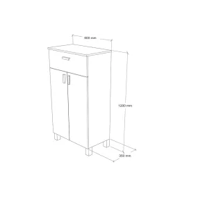 Omarica Eco talna 60x120 | Kopalniško pohištvo | E-shop.si