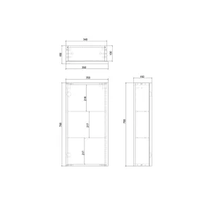 Edda wall cabinet | Bathroom cabinet | E-shop.si