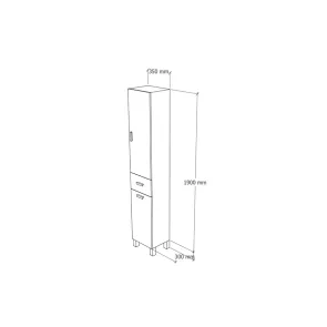 Eco 35 Bath Cabinet | Bathroom Furniture | E-shop.si