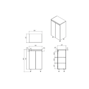 Leo 50 freestanding cabinet | Bathroom Furniture | E-shop.si