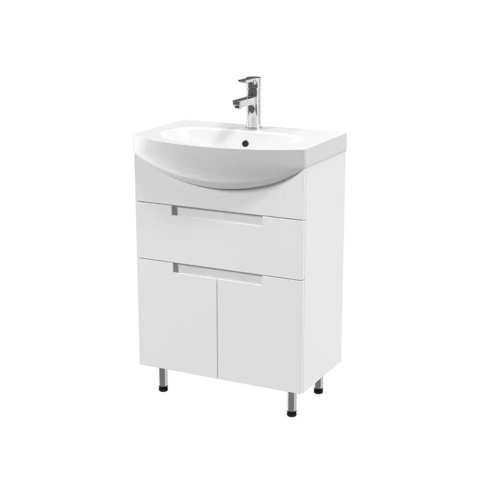 Quadro 60 floor-standing vanity with sink | Bath | E-shop.si