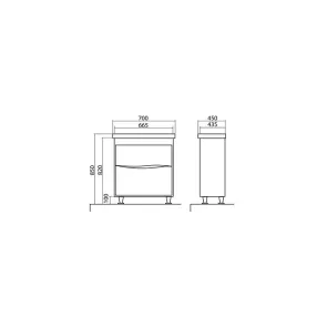 Alfa 70 | Talna omarica z umivalnikom | E-shop.si