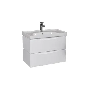 Venice 80 bela stenska omarica | Kopalniško pohištvo | E-shop.si