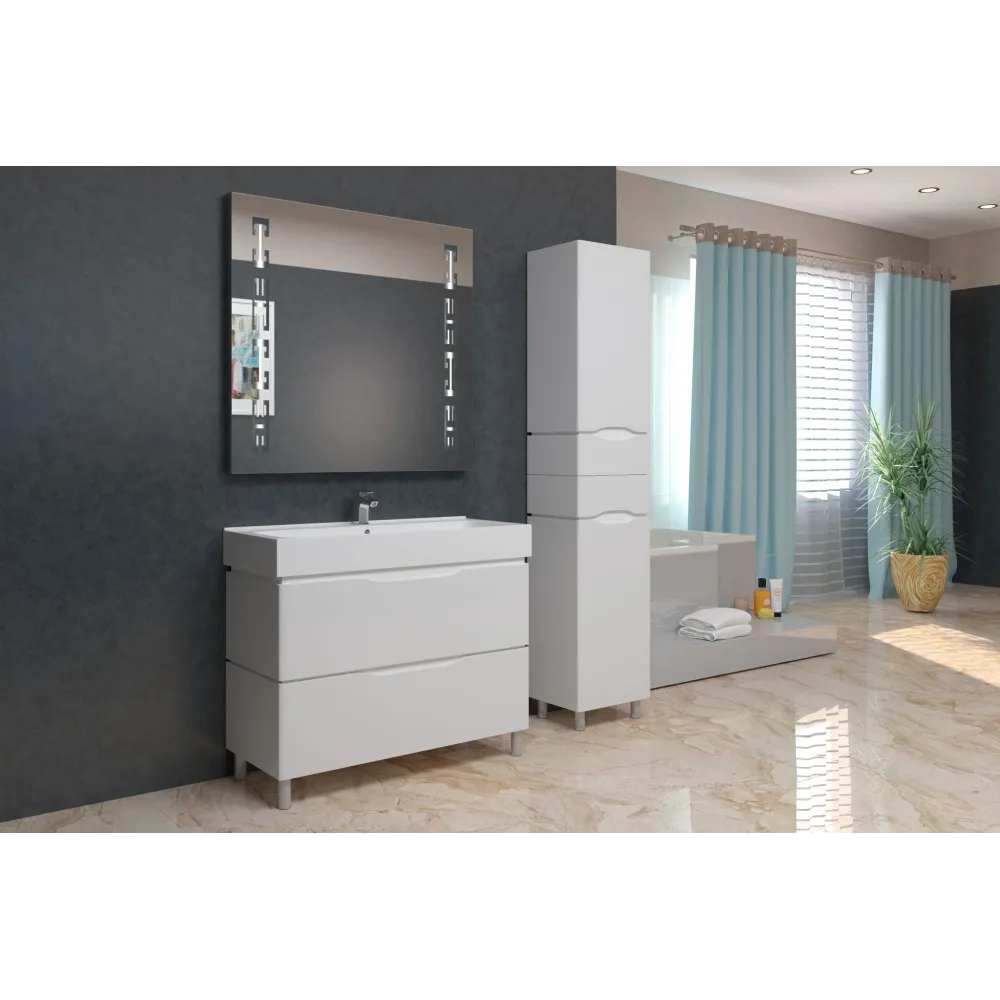 Venice 100 White Floor Cabinet | Bathroom | E-shop.si