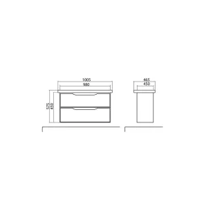 Venice 100 white wall cabinet | Bath furniture | E-shop.si