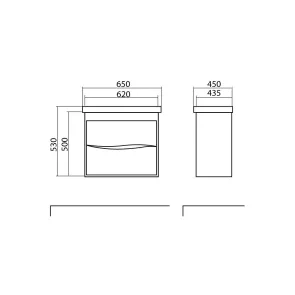 Omarica z umivalnikom Alfa 65 | Kopalnice | E-shop.si