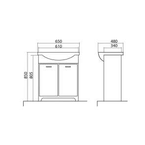 Klasik 65 | Bathroom Furniture | E-shop.si
