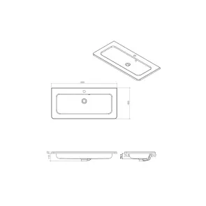 Akcent 100 floor vanity | Kopalniško pohištvo | E-shop.si