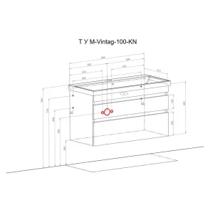 Vintag 100 cm Alikante | Kopalniško pohištvo | E-shop.si